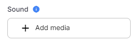 The audio input on a step form